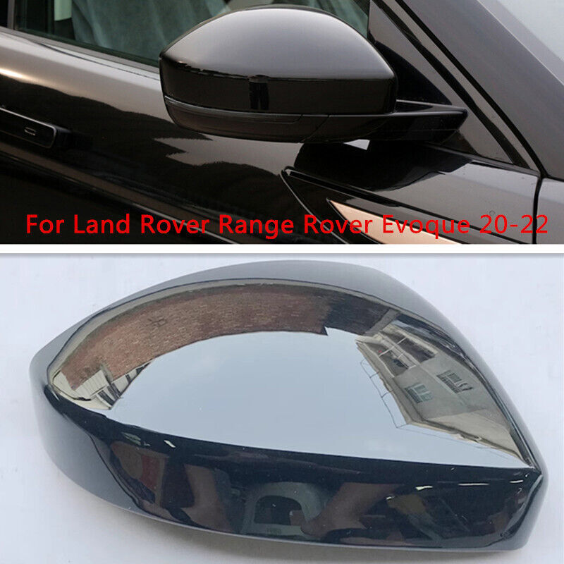 Black RH Rearview Mirror Shell Cover Cap for Land Rover for Range Rover Evoque 20-22