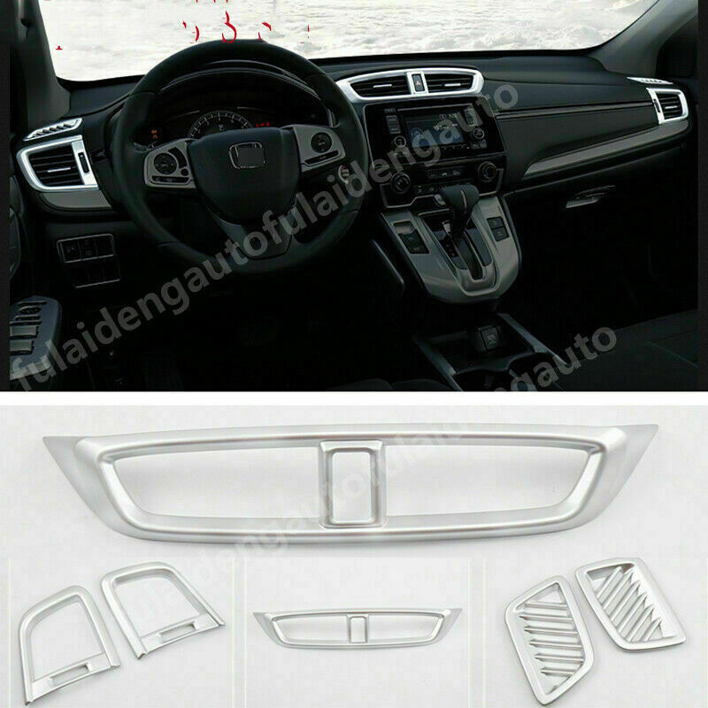 for Honda CR-V CRV 2017-2022 Interior Dashboard Air Vent Outlet Panel Cover Trim