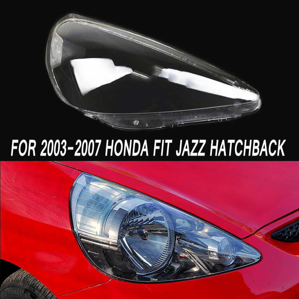 for Honda Fit Jazz 2003-2007 Hatchback Transparent Right Headlight Cover Lens