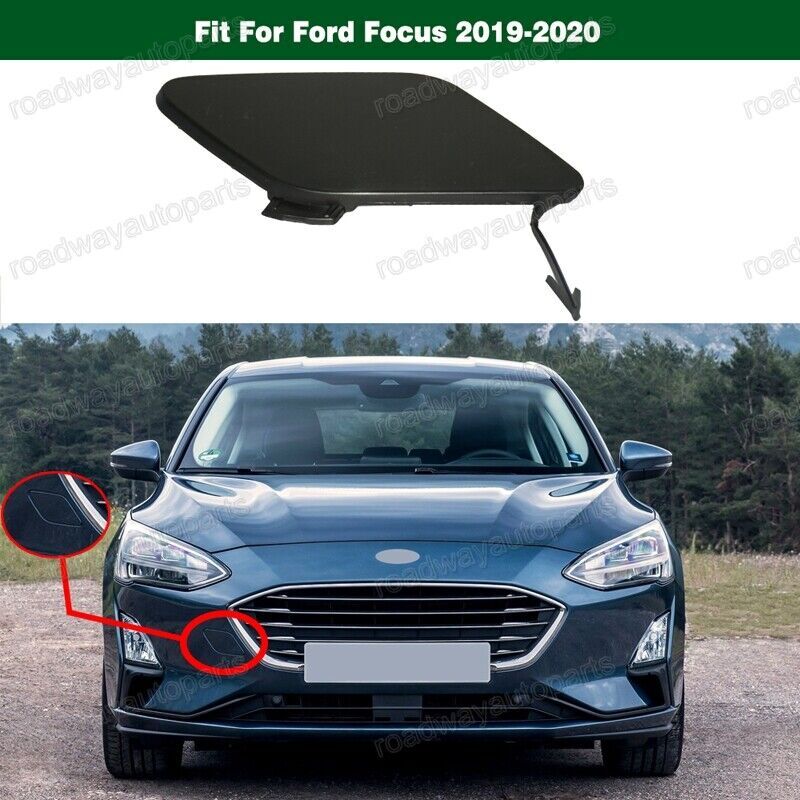 Front Bumper Tow Hook Cap cover Eye Access Fit  for ford  Focus 2019-2020 1-PCS Q