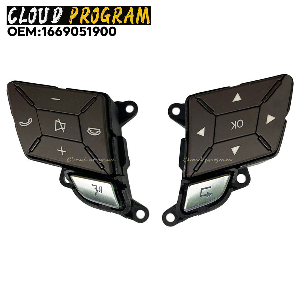Brown steering wheel switch for MERCEDES GL E S ML GLS 212 w166 AMG 1 pair n