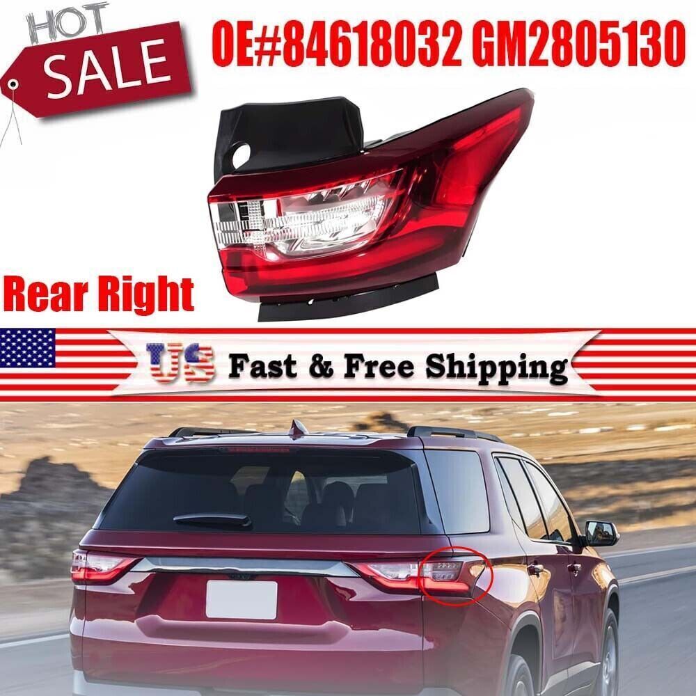 84618032 New right-side passenger taillight for Chevrolet Traverse 2018 - 2021