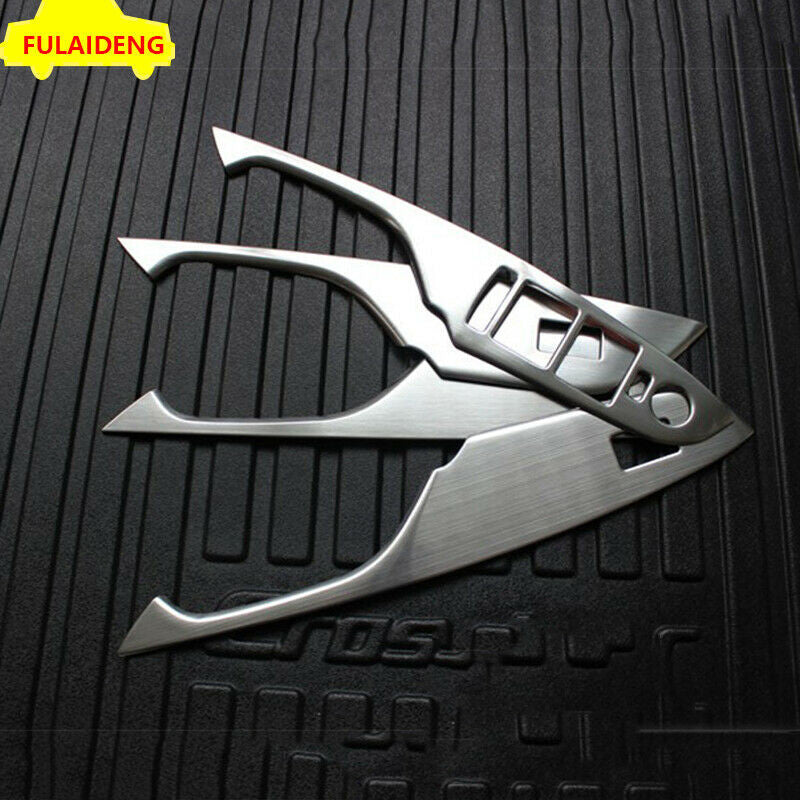 4Pcs for Cadillac SRX 2010-2016 Matte Silver Window Lift Panel Switch Cover Trim