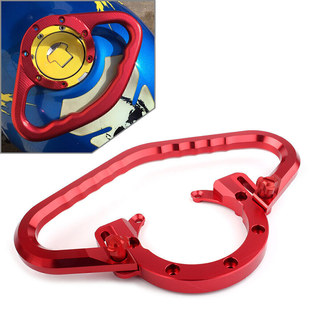 Passenger Hand Bar Grab Bar Handle Fit for Honda CBR600RR 03-up CBR900RR 1992-up Red Q