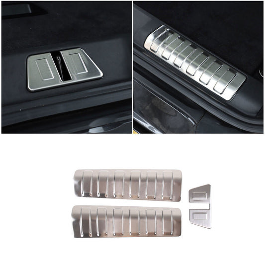 Stainless Silver Inner Rear Bumper Protector Trim for Range Rover Sport 2023-24 n