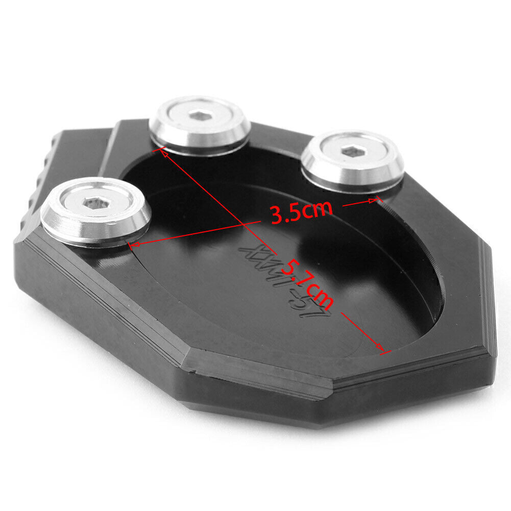 for Kawasaki KLX250 2009-2015 Motorbike Kickstand Extension Side Stand Plate Pad Q