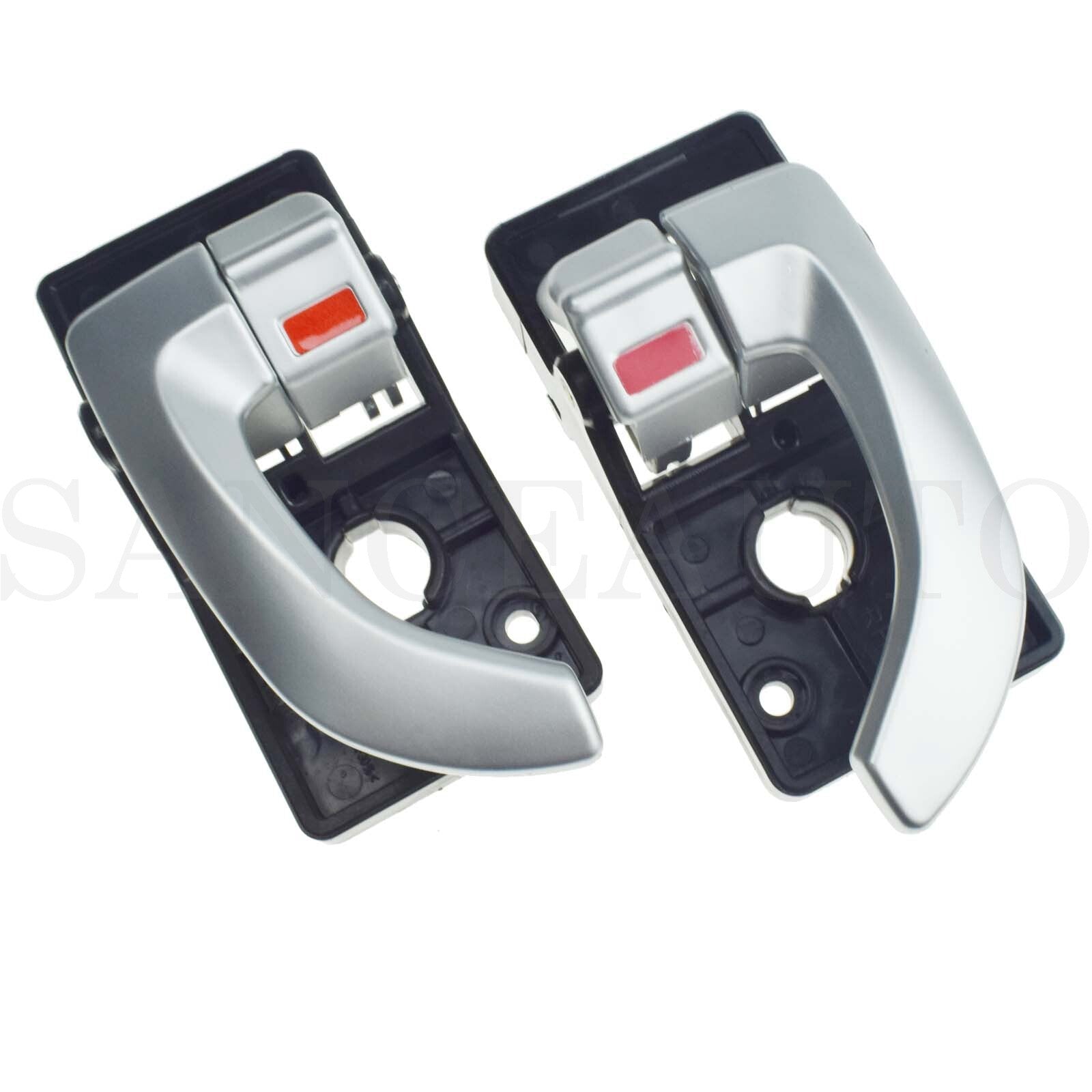 LH Right-Handed Silver Inner Inner Inner Inner Inner Inner Door Handle (2 Pieces) for Hyundai for Tucson 2005-2009- n