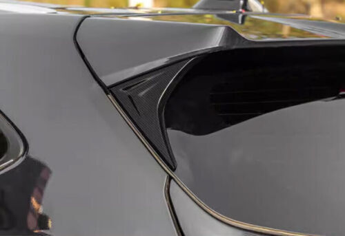 for Toyota Highlander 2020-2023 Carbon Fiber Rear Window Spoiler Wing Side Cover