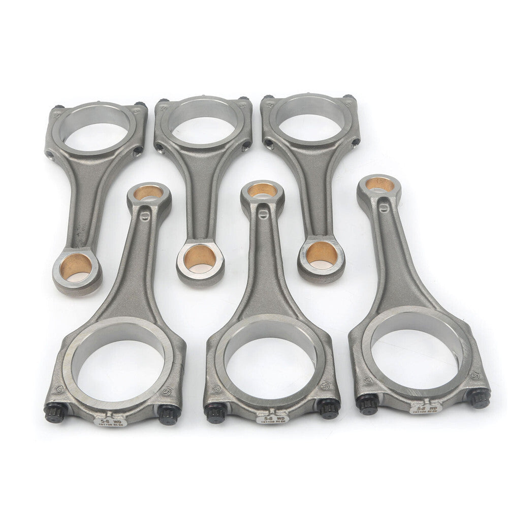 6 Con Rod Connecting Rods for Audi for VW Touareg A4 A6 A7 Q5 Q7 3.0 TFSI 10-18