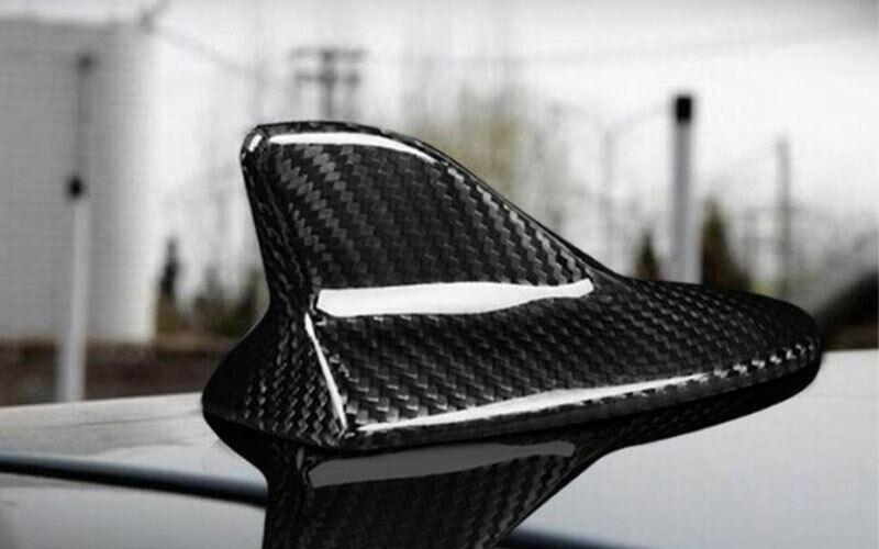 for Lexus LX570 2016-2021 Real Carbon Fiber Shark Fin Antenna Receiver Cover 1pc