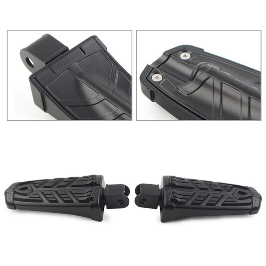 Foot Pegs Footrests Footpegs Pair for Honda Shadow VT1100 Sabre VTX 1300C Black