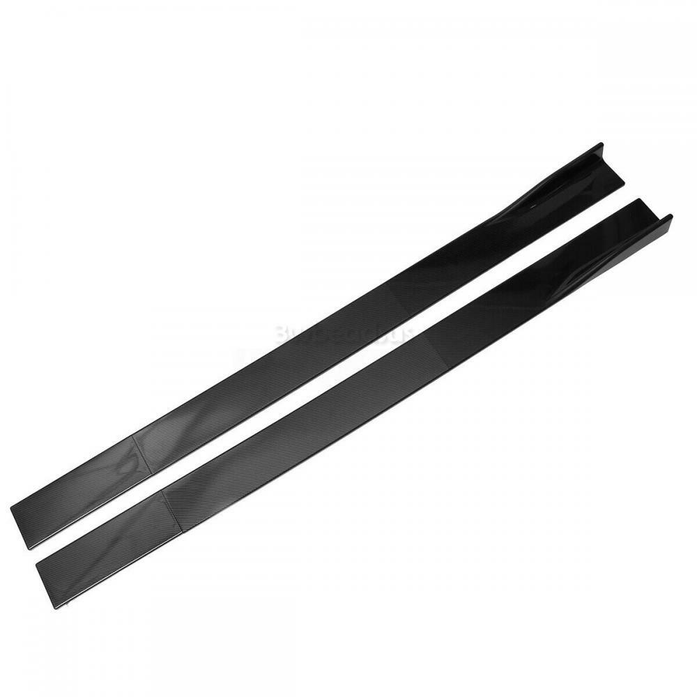 Carbon Fiber 78.7'' Car Side Skirt Rocker Panel Lip for Tesla Model 3 for Model Y S