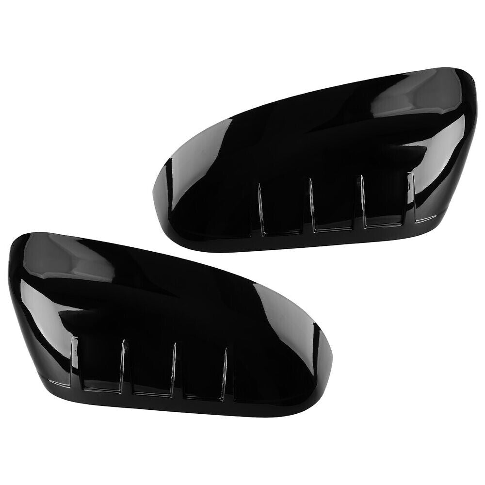 Gloss Black Rear View Mirror Cover Cap For Explorer 2011-2015 Accessories n