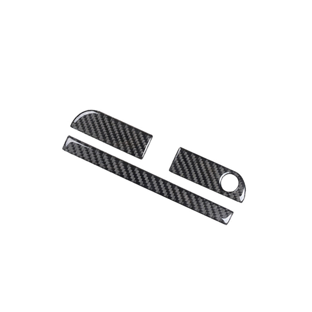 4X Red Carbon Fiber Door Handle Panel Cover Trim for Mazda MX-5 Miata 2009-2015 v