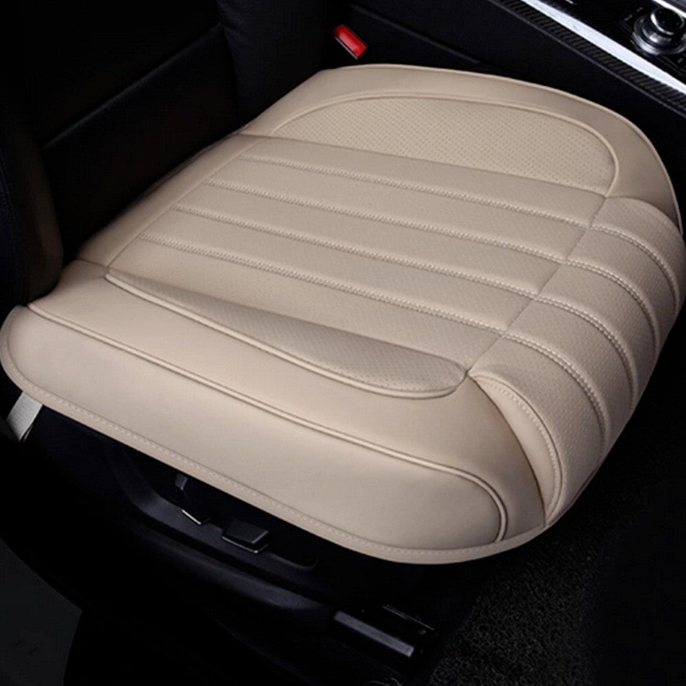 Full-Surround Front Car for Seat Cover Breathable Faux Leather Mat Chair Cushion n