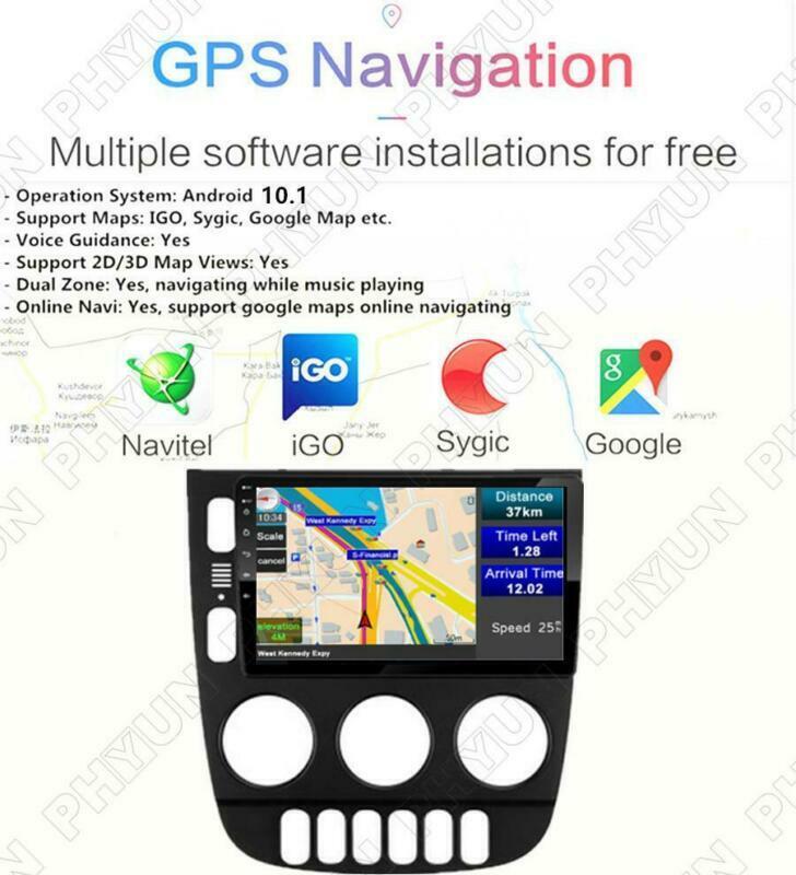 W163 ML/M for 1997 - 05 LHD Stereo Radio, Android 10.1, GPS Navigation - n