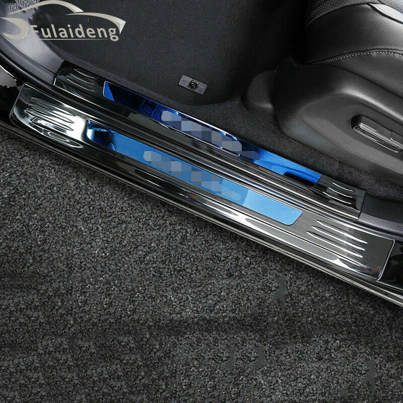 for Honda CR-V CRV 2017-2022 Black Car Door Sill Scuff Plate Guard Pedal Cover