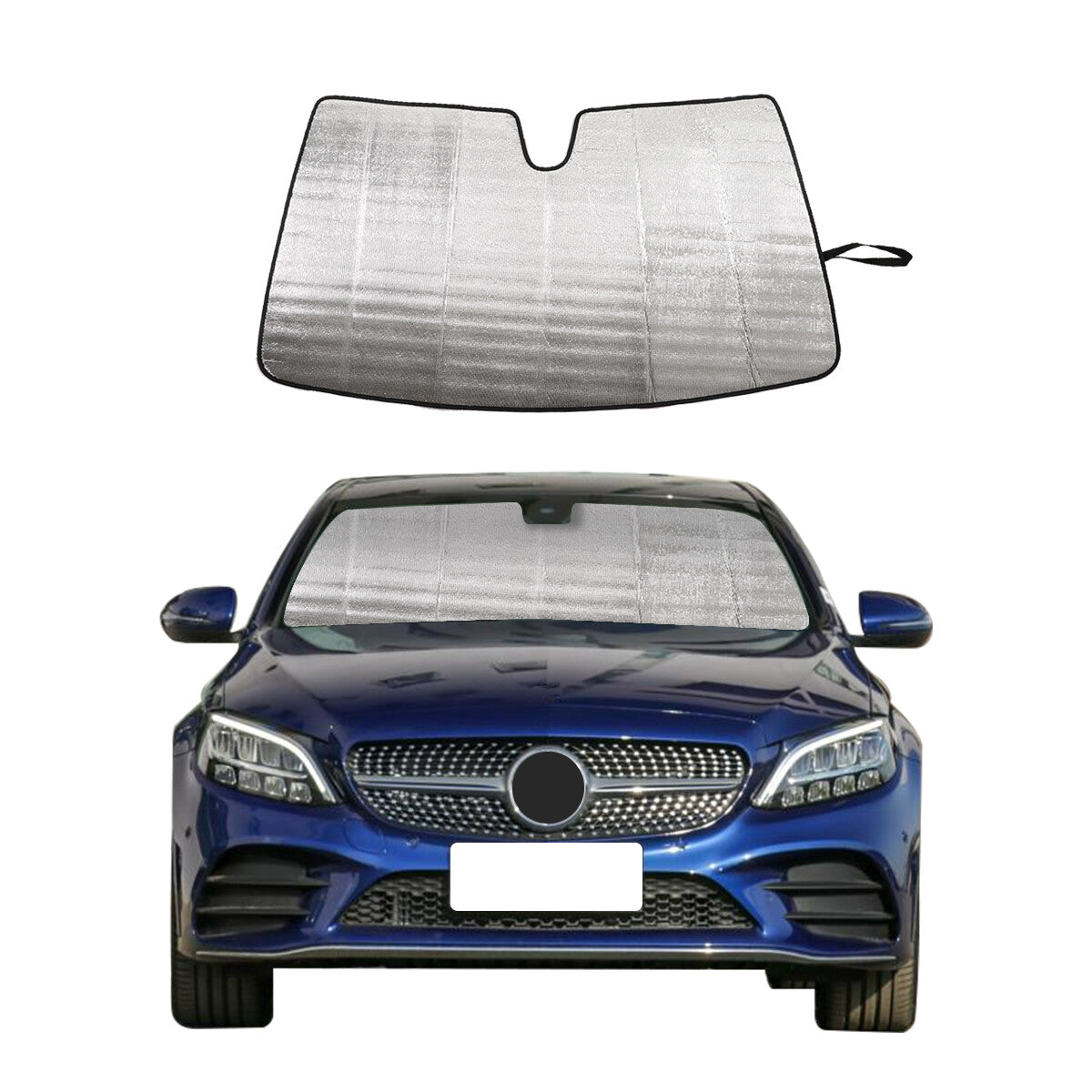 Car LED DRL hood light strip engine cover daytime running light flowing fashion- v