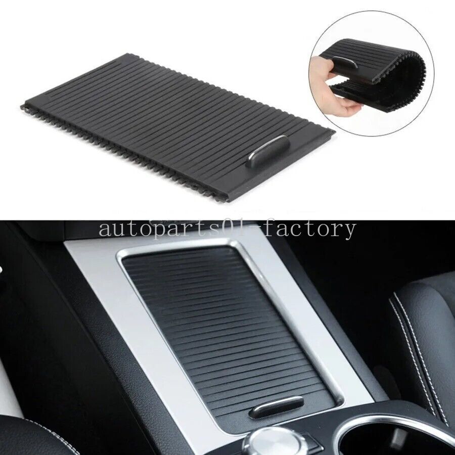 2046805808 Black Center Console Roller Blind Cover for Mercedes X204 GLK 08-15