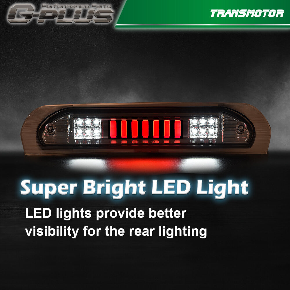 Fit For 02-09 for Dodge for Ram 1500 2500 Clear LED Third Tail Brake Light Cargo Light - v