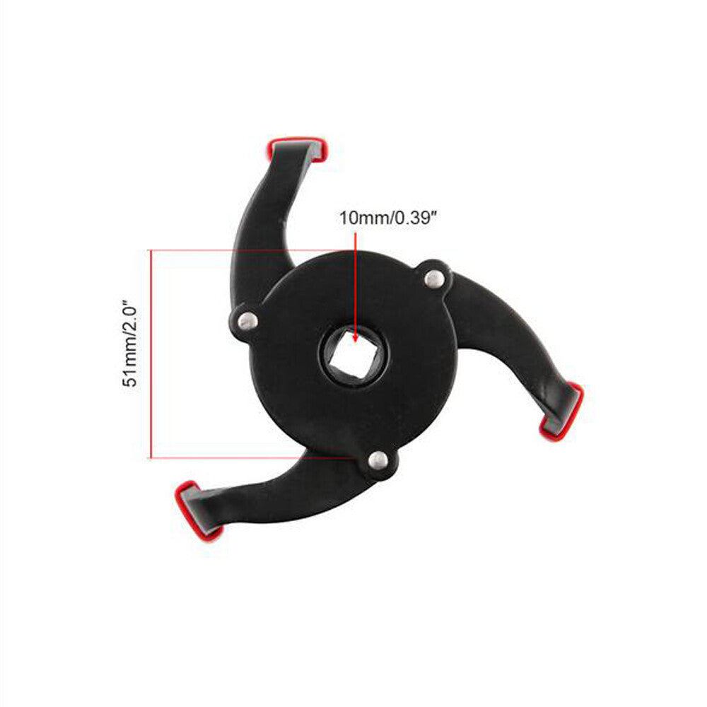 3 Jaw One Way Oil Filter Wrench Auto-Adjust Removal Car Repair Tool Universal