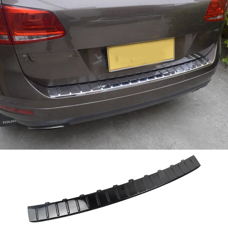 For 2011-2017 for VW Touareg ABS Black Rear External Bumper Doorsill Protector Trim n