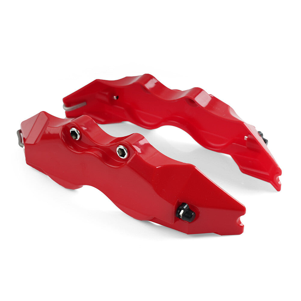 1 Pair Universal Medium Size 3D Style Car Auto Disc Brake Caliper Covers Set Kit Q