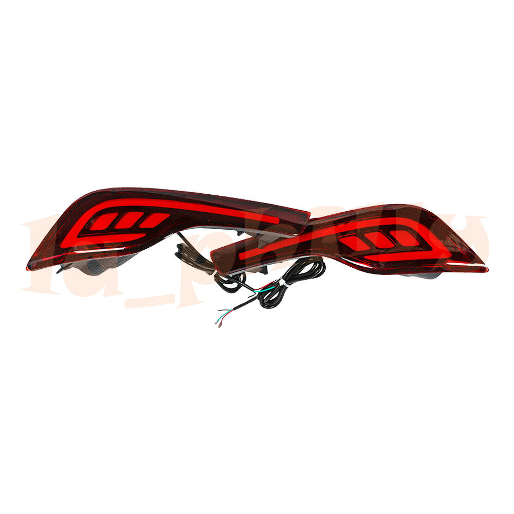 Pair Rear Bumper Reflector Brake Lamp Warning Light Fit for 2017-2021 for Honda for CR-V Q