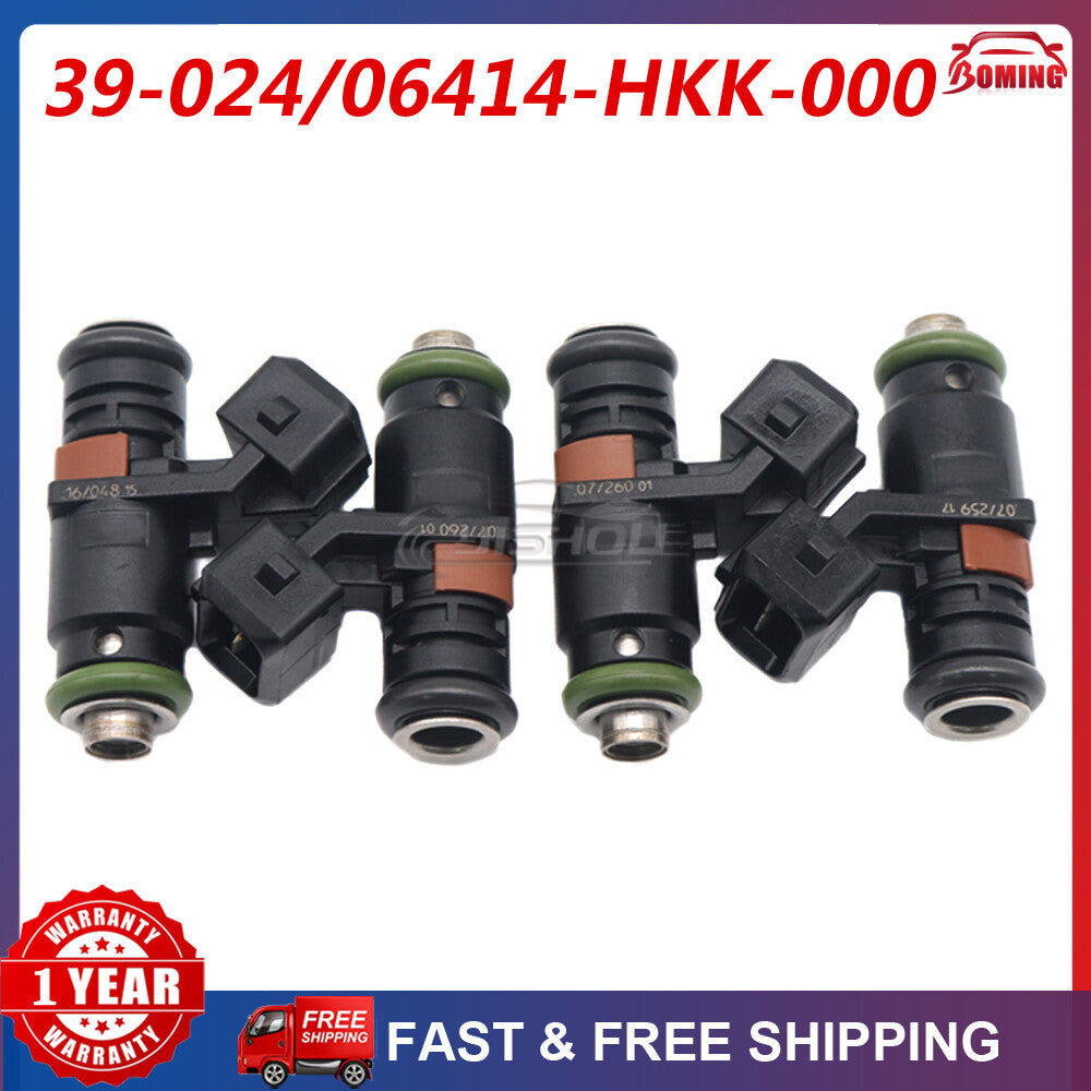 4PCS New Fuel Injector 39-024 For 2018 2019 LAMBRETTA V200 Special 06414-HKK-000