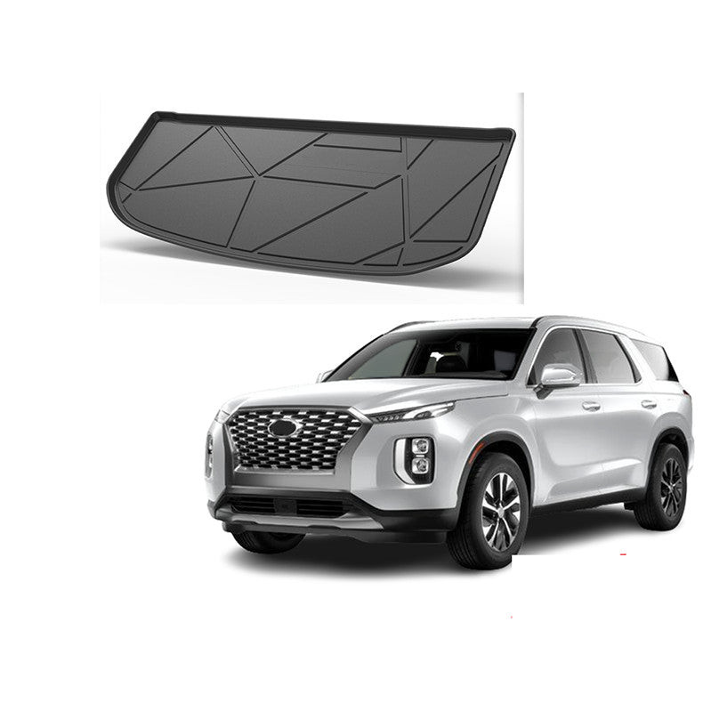 for Hyundai Palisade 2020-22 Car Cargo Liner Trunk Floor Mat Waterproof Pad Tray