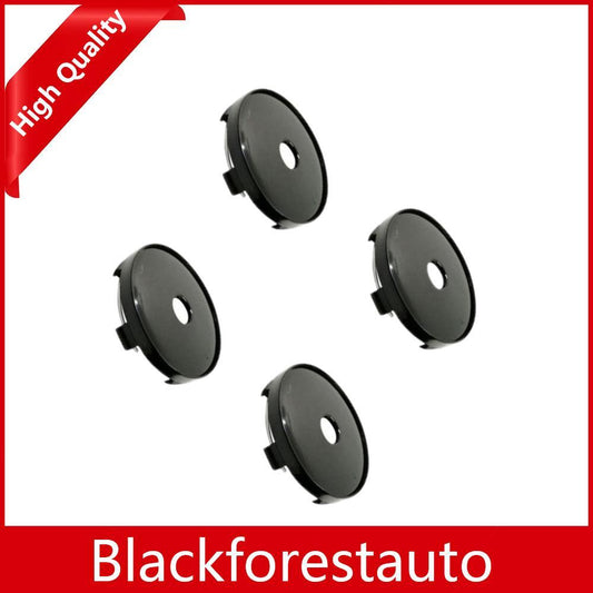 4Pcs Wheel Rim Center Hub Cap Cover Wheel Center Cap Cover Universal 60mm Black Q