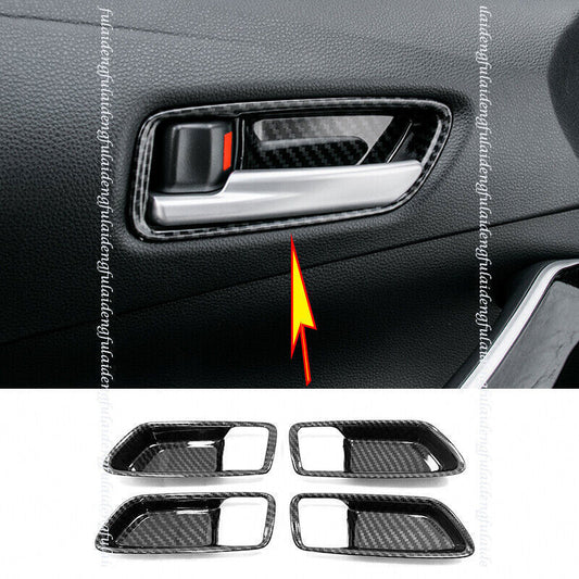 4X for Infiniti QX50 2019-2023 Leather PU Door Anti-Kick Stickers Trim Cover v