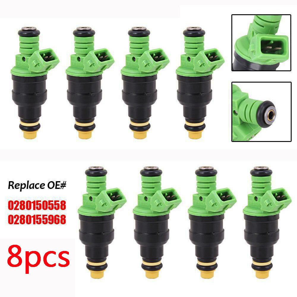8-pack 42 lb 440 cc fuel injectors for Mustang 5.4L V8 for Corvette and (model 0280150558) n