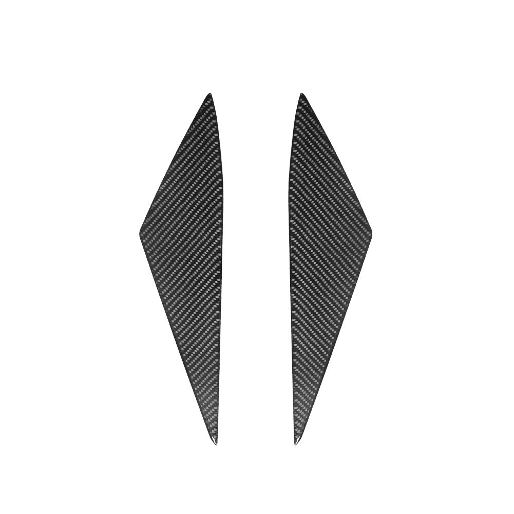 Carbon fiber horn rearview mirror cover decoration suitable for 2014-2018 for Mazda 3 Axela- v