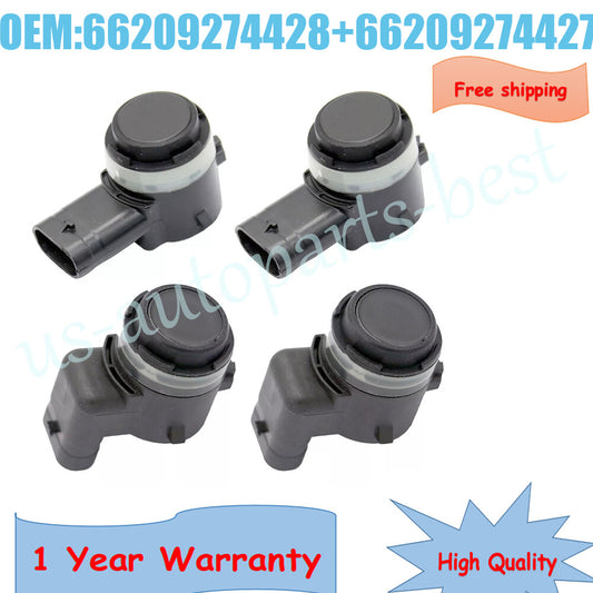 4 PCS Front Parking Sensor Fits for BMW X3 2016-2019 66209274428  66209274427