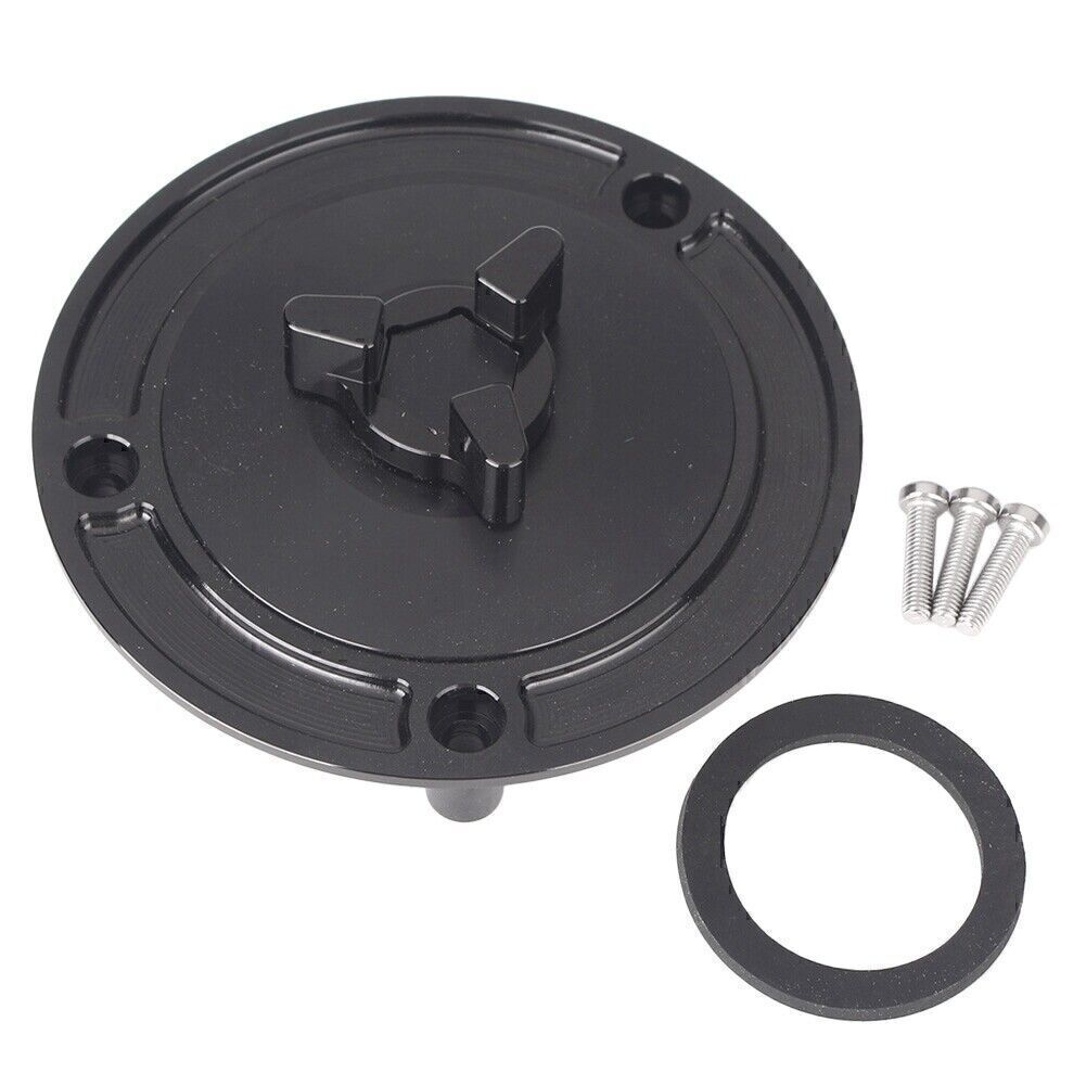For Most for Suzuki Black Gold Motorcycle Fuel Tank Cover Gas Cap Q