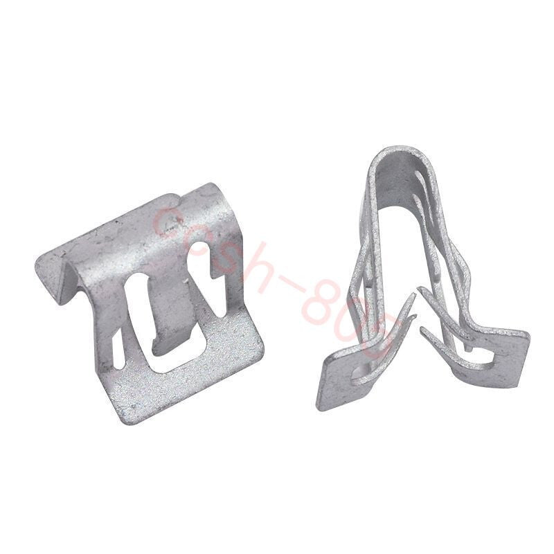10 Pcs Car Console Dash Dashboard Trim Metal Retainer Clips For Car Universal