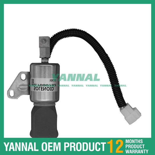 12V Stop Solenoid Valve 7000782 is suitable for excavators 418 E08 E10 E17 E19 E20-