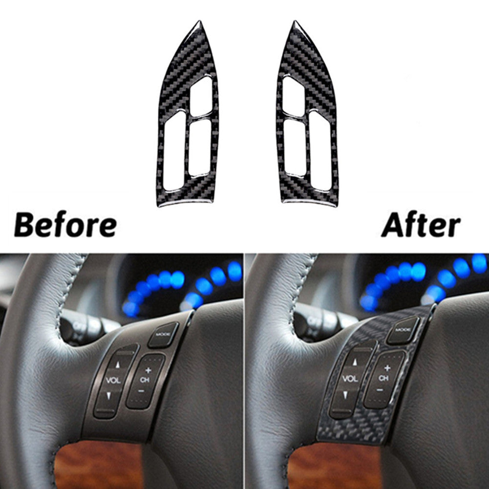 Carbon Fiber AWD Button Switch Storage Frame Trim for Dodge Durango 2014-2020 v