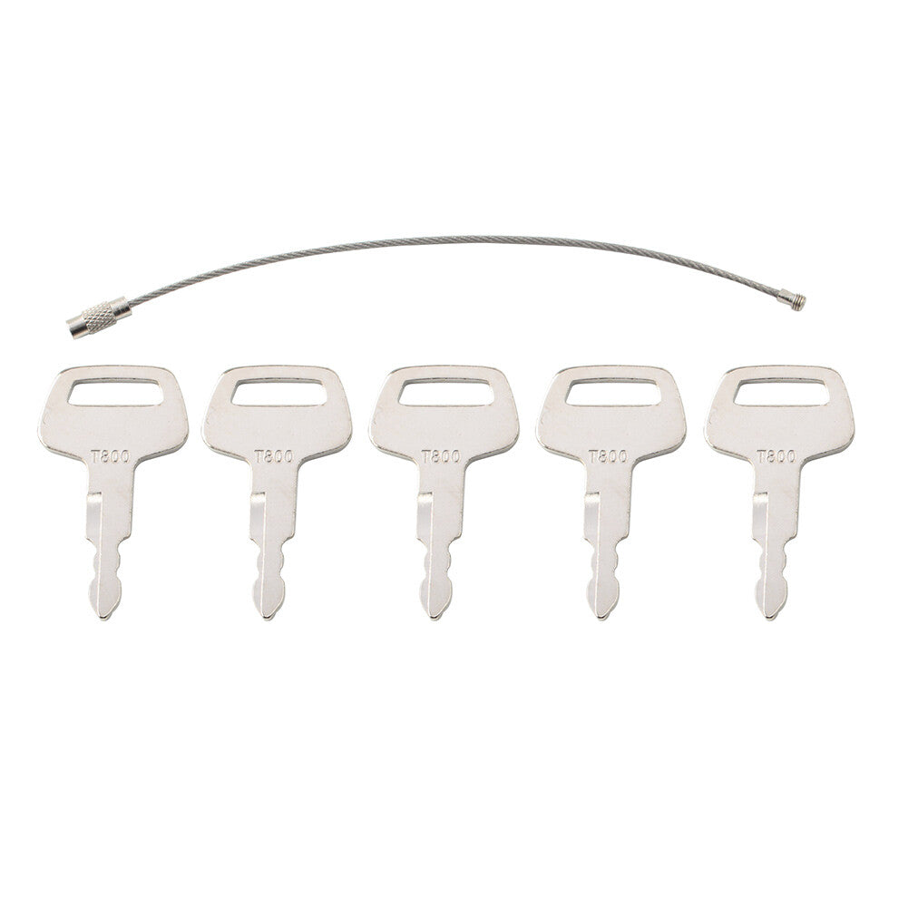 Ignition Key ELI80-0110 Fit TCM Heavy Equipment Loader Wheel Loader T800 5PCS wa Q