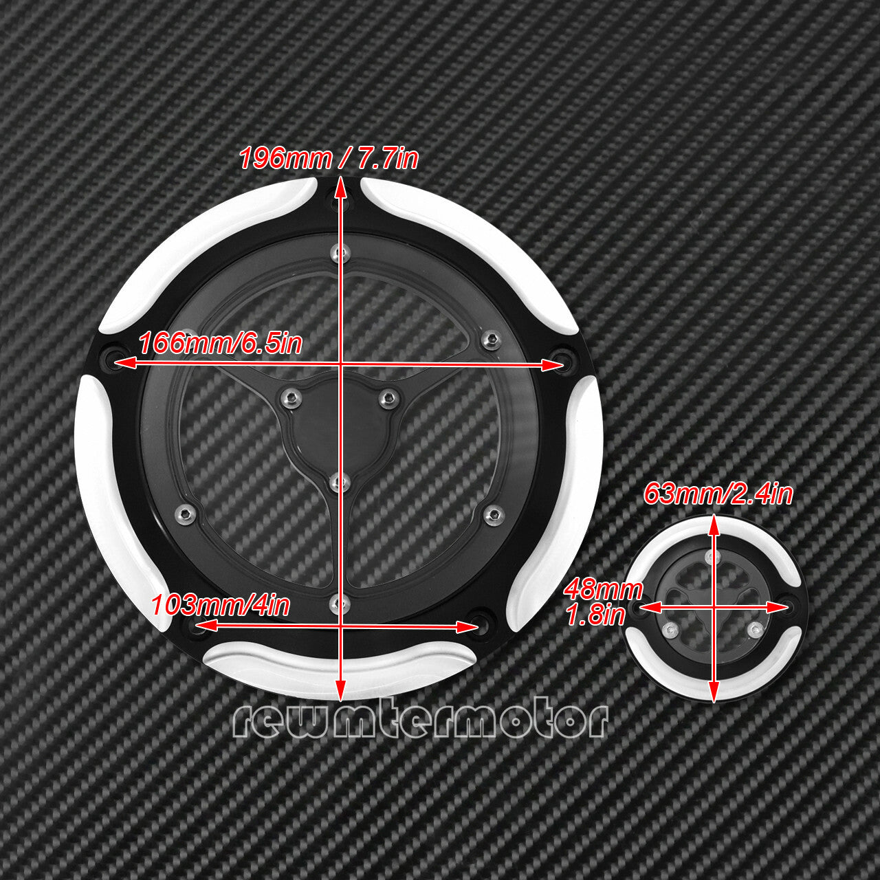Clarity Derby Cover Timing Timer Cover Fit for Harley Touring FLH/T 16-18 Chrome Q
