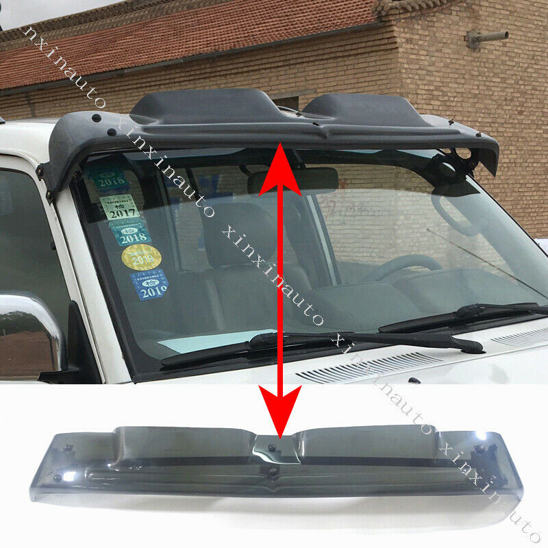 Car Front Spoiler Sun Visor Splitter 98-02 for Toyota Prado LC90 FJ95 Rain Cover