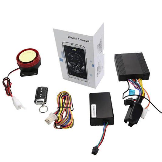 Motorcycle 4G GPS Tracker APP One Way Remote Engine Start Security Alarm System