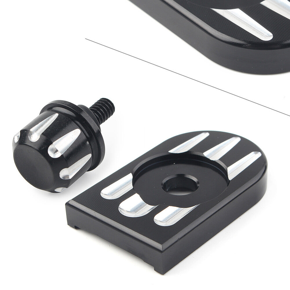 Rear Fender for Seat Bolt Screw Nut Tab Knob Cover Fit for Harley Touring 1996-Up