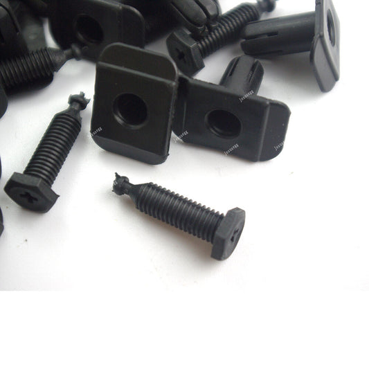 20Pcs Bumper Cover Retainer Push Type Clip Nylon Rivet for Mazda 323 MX3 MX5 MX6