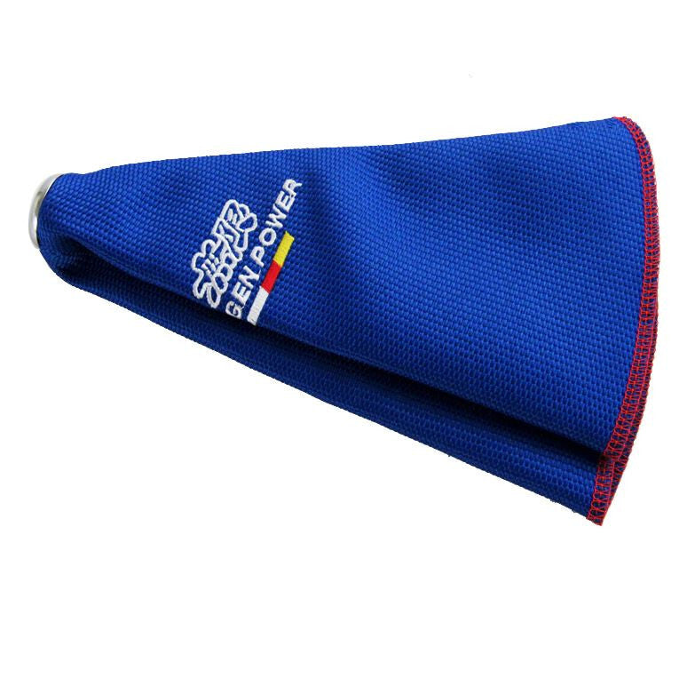 Car gear shifter shoe racing gear lever cover Mugan blue fabric for Honda