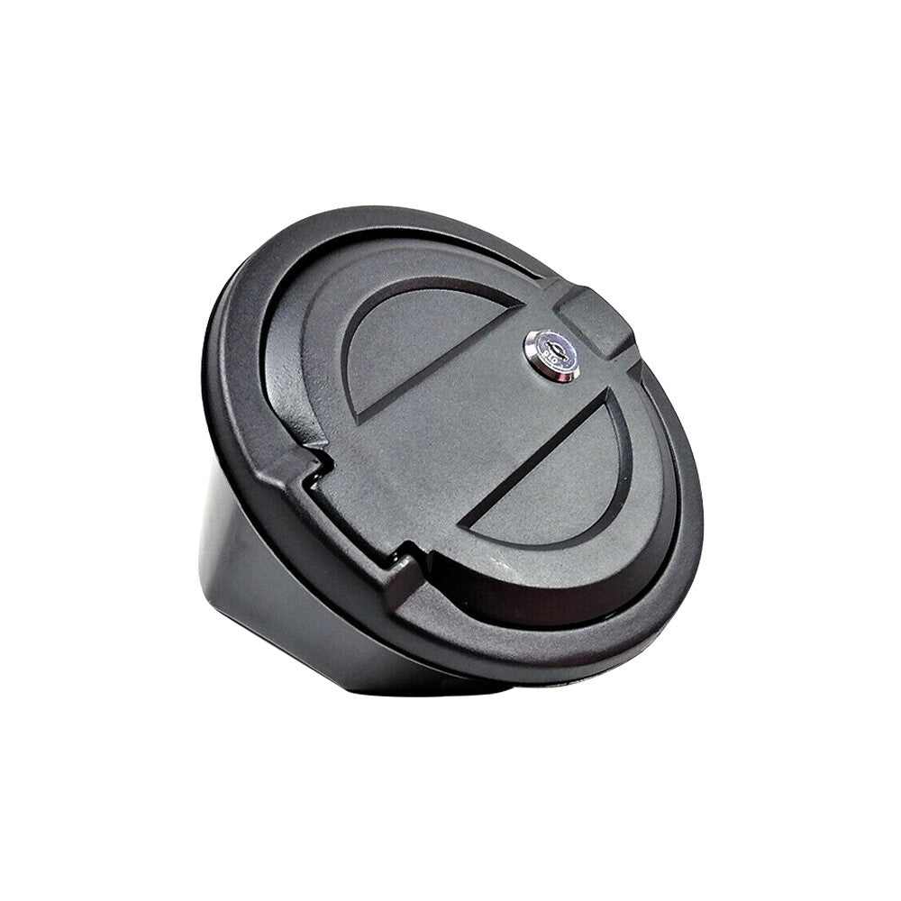 Fuel Door with Lock Locking Gas Cap Cover Black For 2018-2019 for Wrangler JL JLU Q