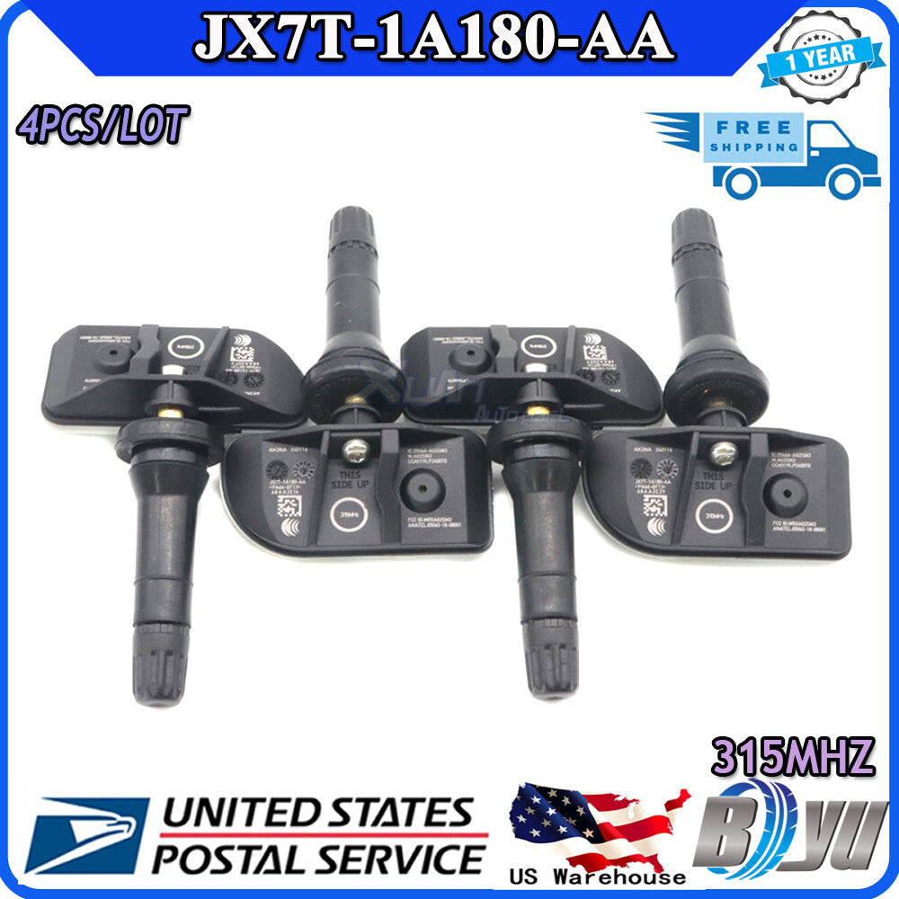 Four brand new TPMS tire pressure sensors for Escape Explorer 2020 - 2021 JX7T-1A180-AA- v