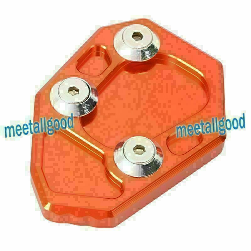 Side Stand Kickstand Plate Pad Base fit for BMW S1000RR 2010- 2014 Orange Motorcycle Q