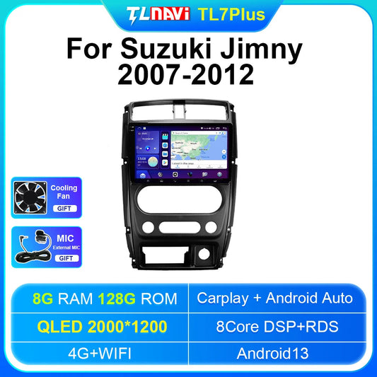 for Suzuki for Jimny Car Multimedia Player GPS Navigation Radio Auto Carplay Screen